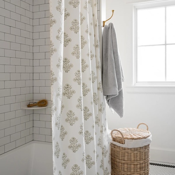 Mcgee & Co Other - McGee and Co Block Print shower curtain
